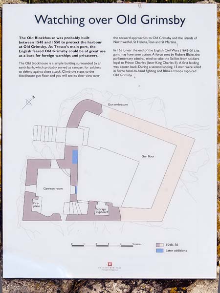 Plaque,Blockhouse,Tresco,Fort