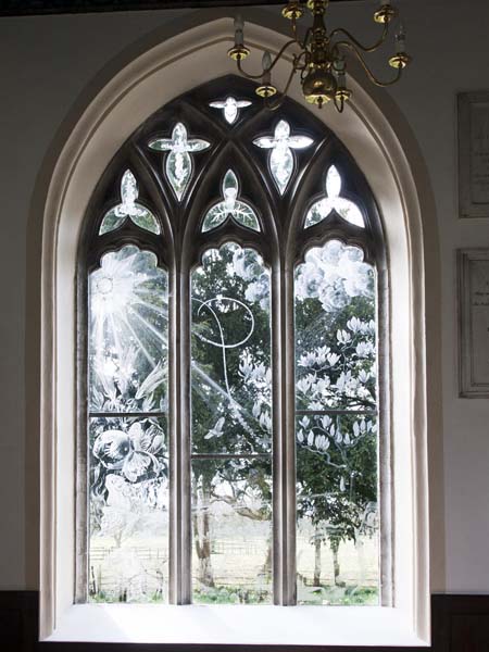 Trinity Chapel Window,St Nicholas Church,Moreton,Laurence Whistler