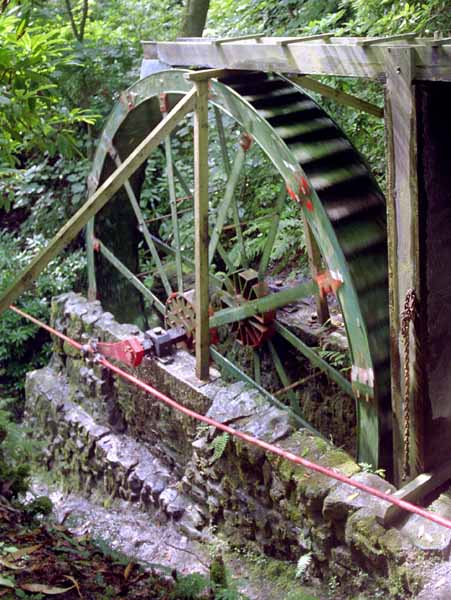 Wheal Martyn China Clay Museum,Waterwheel